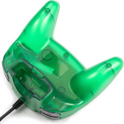 2 حزمة من وحدة التحكم LuxMO بريميوم USB N64 ، نسخة محسنة من الألعاب USB لجهاز ويندوز PC Mac Raspberry pi(أزرق شفاف + أخضر شفاف) in Kuwait