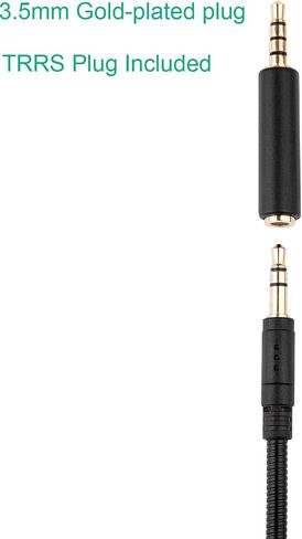 Smays Gooseneck Plug-in Microphone Replacement for PC Laptop Camera Phone, PDP Afterglow AG6, Turtle Beach Gaming Headset and 3.5MM TRS TRRS Audio Port Devices - External Mic, 2-Pack in Saudi Arabia