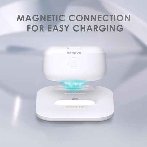 BOBOVR Twin Charger Dock Combo for B2 Battery Pack/M3 Pro Head Strap, Magnetically Supply Power to 2 B2 Battery Packs（Not Compatible with S3 Pro） in Kuwait