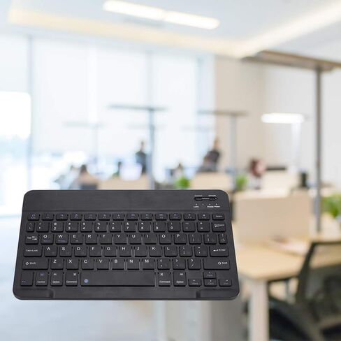 توسوني كيبورد USB مع كيبورد باللغة الانجليزية الروسية 80 - كيبورد بلوتوث 10.1 انش خفيفة الوزن مقاومة للماء عريضة للغاية مضادة للغبار in Kuwait