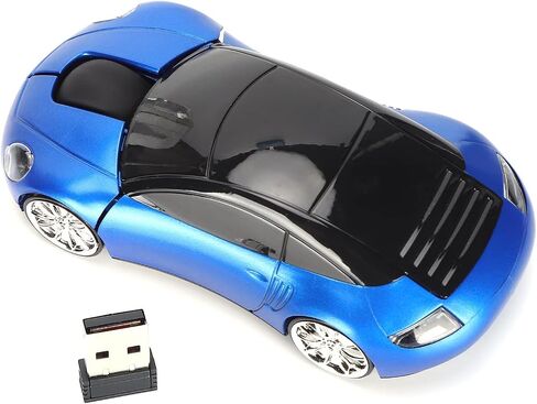 ASHATA 2.4G Car Mouse with USB Reciver 1600DPI Optical Mouse for PC Computer Laptop Tablet, High Cute Mouse for XP//Win7/ME/2000/for OS (Pink) in Saudi Arabia