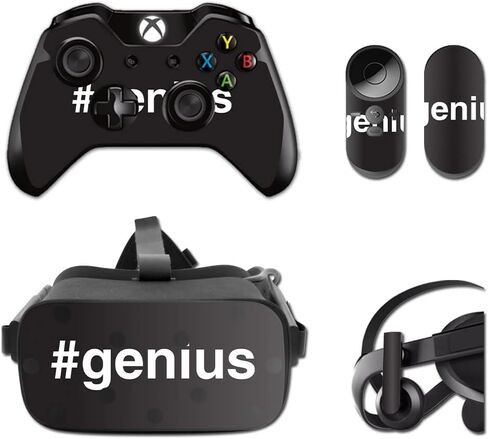 MightySkins Skin Compatible with Oculus Rift CV1 – Genius | Protective, Durable, and Unique Vinyl Decal wrap Cover | Easy to Apply, Remove, and Change Styles | Made in The USA in Saudi Arabia