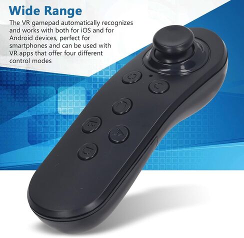 VBESTLIFE VR Gamepad For iOS, Android, PC, Wireless VR Remote Controller Gamepad 4 Modes Remote Controller Joystick Modern Gamepad for Phone, Desktop, PC Remote Control (White) in Saudi Arabia