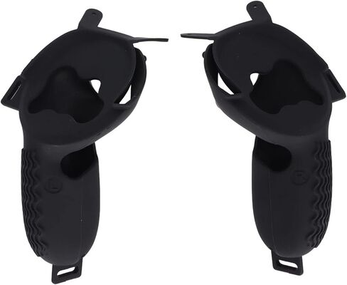 مقبض وحدة تحكم الواقع الافتراضي حافظة واقية تعمل باللمس قبضة مقبض VR غطاء مقبض لـ Oculus Quest غطاء حماية من السيليكون مع مفصل معصم قابل للتعديل in Kuwait