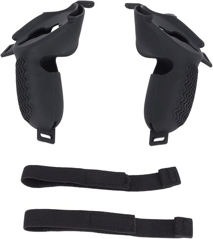 مقبض وحدة تحكم الواقع الافتراضي حافظة واقية تعمل باللمس قبضة مقبض VR غطاء مقبض لـ Oculus Quest غطاء حماية من السيليكون مع مفصل معصم قابل للتعديل in Kuwait