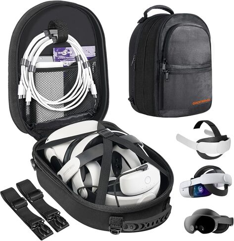 حقيبة حمل لأوكولوس كويست 2 النسخة العادية/ تصميم رسمي وكيوي/بوبوفر/أورزيرو/CNBEYOUNG All Elite Strap ، حقيبة ظهر كتف للسفر قابلة للتوسيع مجموعة كاملة من الملحقات in Kuwait