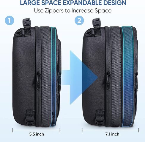 حقيبة حمل لأوكولوس كويست 2 النسخة العادية/ تصميم رسمي وكيوي/بوبوفر/أورزيرو/CNBEYOUNG All Elite Strap ، حقيبة ظهر كتف للسفر قابلة للتوسيع مجموعة كاملة من الملحقات in Kuwait