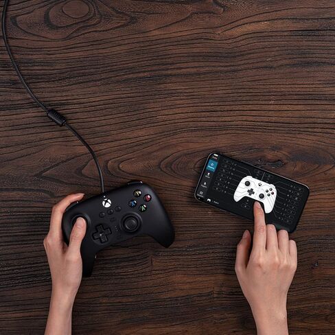 8Bitdo Ultimate Wired Controller for Xbox Series X, Xbox Series S, Xbox One, Windows 10 & Windows 11 - Officially Licensed (White) in Saudi Arabia