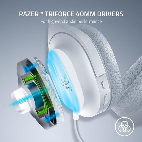 Razer Barracuda X Wireless Multi-Platform Gaming and Mobile Headset (2021 Model): 250g Ergonomic Design - Detachable HyperClear Mic - 20 Hr Battery - Compatible w/PC, PS5, Switch, & Android - Black in Saudi Arabia