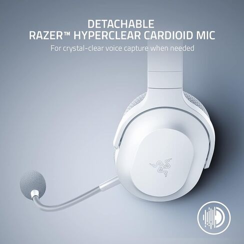 Razer Barracuda X Wireless Multi-Platform Gaming and Mobile Headset (2021 Model): 250g Ergonomic Design - Detachable HyperClear Mic - 20 Hr Battery - Compatible w/PC, PS5, Switch, & Android - Black in Saudi Arabia