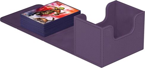 Ultimate Guard Sidewinder 80+, Deck Box for 80 Double-Sleeved TCG Cards, Black, Magnetic Closure & Microfiber Inner Lining for Secure Storage in Saudi Arabia