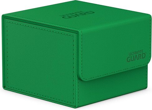Ultimate Guard Sidewinder 80+, Deck Box for 80 Double-Sleeved TCG Cards, Black, Magnetic Closure & Microfiber Inner Lining for Secure Storage in Saudi Arabia