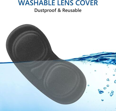 Geekria Sweat Proof Silicone Face Cover Pad Compatible with Pico Neo 4 Protective Lens Cover Accessories, Washable Lightproof Anti-Leakage Fit for Pico Neo 4, Replacement Accessories (White) in Saudi Arabia