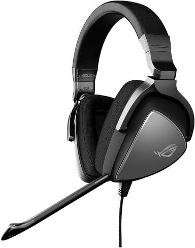ASUS ROG Delta CORE Gaming Headset for PC, Mac, PlayStation 4, Xbox One and Nintendo Switch with Hi-Res Audio, and Exclusive Airtight-Chamber Design Black in Kuwait