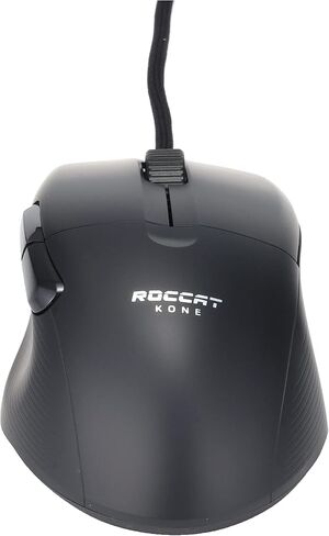 ROCCAT Kone AIMO Remastered PC Gaming Mouse, Optical, RGB Backlit Lighting, 23 Programmable Keys, Onboard Memory, Palm Grip, Owl Eye Sensor, Ergonomic, LED Illumination, Adjustable to 16,000 DPI-Black in Saudi Arabia