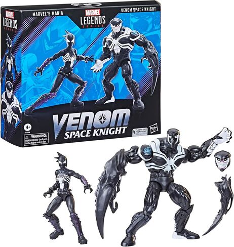 Venom: Space Knight Marvel Legends pack 2 figurines Marvel's Mania & Venom Space Knight 15 cm in Saudi Arabia