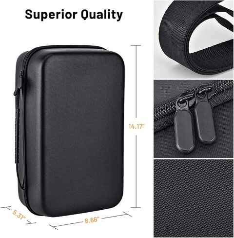 Younik Quest 2 Carrying Case, Hard Travel Case with Should Strap for Quest 2 VR Headset, Controllers, Elite Strap, Battery and Other Accessories, All-in-1 Storage Case for Meta Quest 2 and Accessories in Saudi Arabia