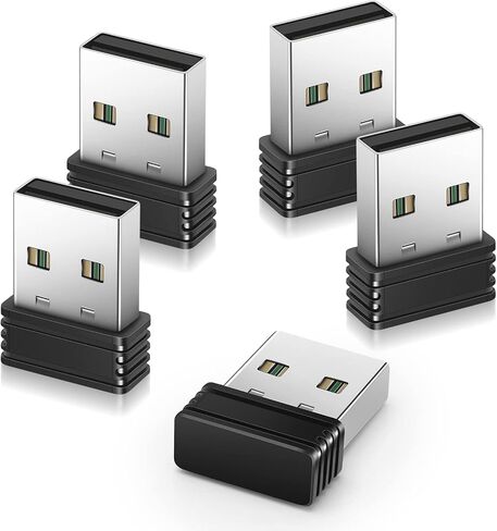 AUEDROT Mouse Jiggler محرك ماوس USB غير قابل للاكتشاف، لا يتطلب أي برامج للكمبيوتر، جهاز محاكاة حركة الماوس الصغير الأوتوماتيكي بدون سائق يبقي الكمبيوتر/الكمبيوتر المحمول مستيقظًا، التوصيل والتشغيل (5 قطع) in Kuwait