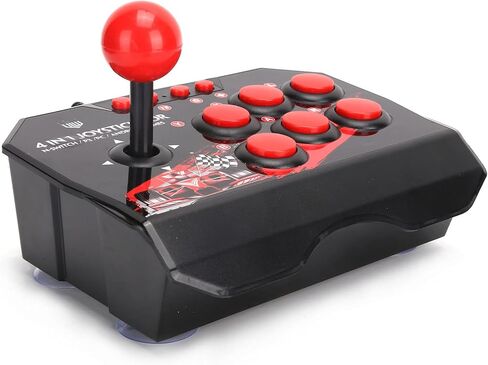 Arcade Fight Stick, Fight Stick Arcade Game Fighting Joystick, Wired Arcade Joystick Arcade Games Accessories for Switch PC PS3 in Saudi Arabia