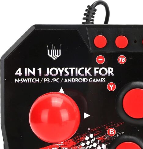 Arcade Fight Stick, Fight Stick Arcade Game Fighting Joystick, Wired Arcade Joystick Arcade Games Accessories for Switch PC PS3 in Saudi Arabia