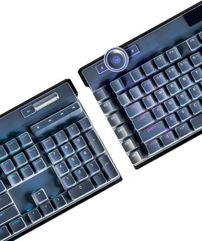 Silicone Keyboard Skin Cover Compatible for Corsair K100 RGB Mechanical Gaming Keyboard, Corsair K100 RGB Optical-Mechanical Gaming Keyboard (Clear) in Saudi Arabia