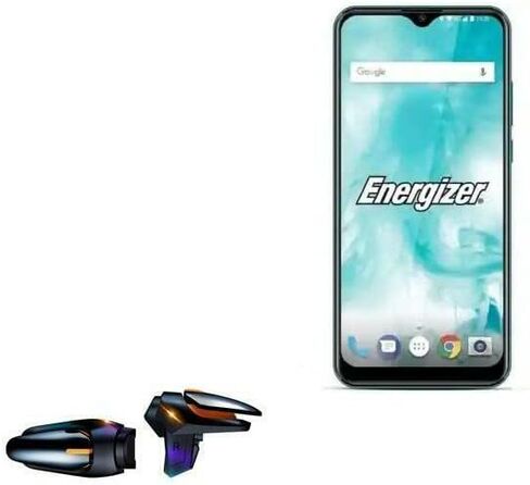 BoxWave Gaming Gear Compatible with Energizer Ultimate U710S (Gaming Gear by BoxWave) - Touchscreen QuickTrigger Auto, Trigger Buttons Autofire Gaming Mobile FPS - Jet Black in Saudi Arabia