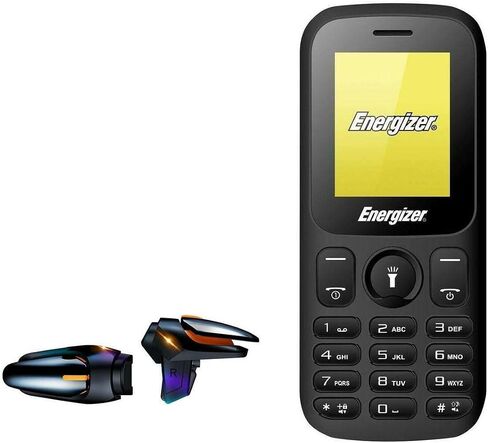 BoxWave Gaming Gear Compatible with Energizer E10+ (Gaming Gear by BoxWave) - Touchscreen QuickTrigger Auto, Trigger Buttons Autofire Gaming Mobile FPS for Energizer E10+ - Jet Black in Saudi Arabia