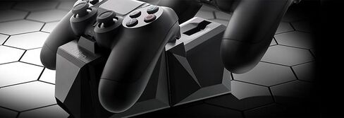 Nyko Charge Block Duo - 2 Port Controller Charging Station with Patented Charging Dongles and Micro-USB/AC Power Cord for PlayStation 4 in Saudi Arabia