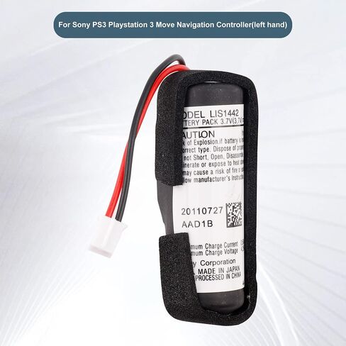 E-YIIVIIL Replacement Battery LIS1442 Compatible with Sony PS3 Playstation 3 Move Navigation Controller(Left Hand) with Tools in Saudi Arabia