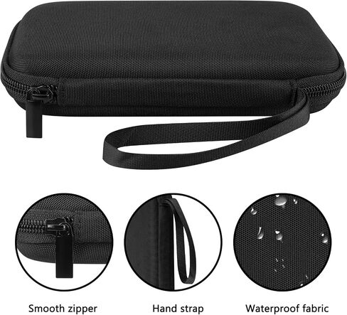 Geekria Mobile Gaming Controller Carrying Case Compatible with Kishi V2 Game Controller Accessories, Gaming Box, Travel Case, Portable Storage Bag (Black) in Saudi Arabia