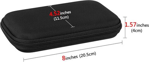 Geekria Mobile Gaming Controller Carrying Case Compatible with Kishi V2 Game Controller Accessories, Gaming Box, Travel Case, Portable Storage Bag (Black) in Saudi Arabia