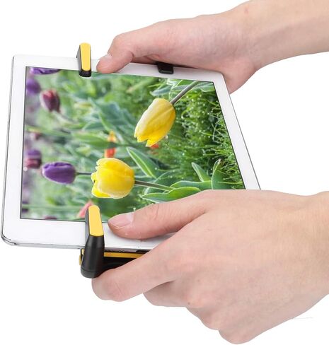 Tablet PC Gamepad, Continuous Shooting Gamepad Comprehensive Protection Four Fingers Game Joystick Shooter Gamepad,for Android System/iOS System(Yellow) in Saudi Arabia