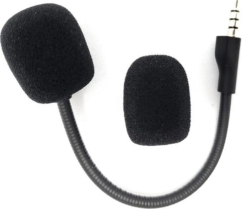 2 Pack Replacement Game Mic for Steelseries Arctis 1 Headphones | TNE Detachable Microphone Boom for Arctis 1 PS4 Pro PS5 Xbox One X Computer PC Gaming Headsets 3.5mm Jack Noise Cancelling in Saudi Arabia