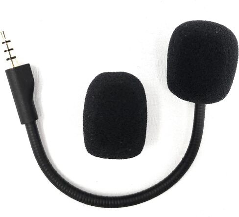 2 Pack Replacement Game Mic for Steelseries Arctis 1 Headphones | TNE Detachable Microphone Boom for Arctis 1 PS4 Pro PS5 Xbox One X Computer PC Gaming Headsets 3.5mm Jack Noise Cancelling in Saudi Arabia