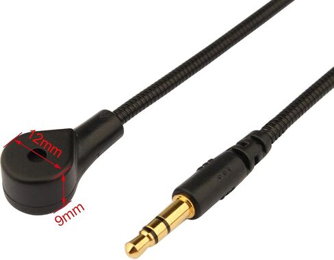 Futheda 3.5mm Replacement Game Mic Microphone Boom Compatible with Turtle Beach Ear Force Gaming Headsets Xbox One PS4 Switch Mac PC Computer Gaming Headphones in Saudi Arabia