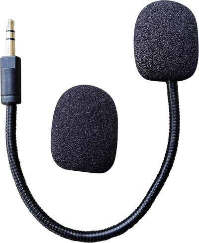 TNE Barracuda X Mic Replacement Detachable Game Microphone Boom for Razer Barracuda X PS4 Pro PS5 Xbox One X Computer PC Gaming Headsets 3.5mm Jack Noise Cancelling in Saudi Arabia