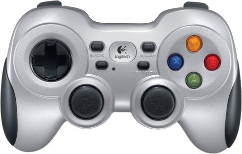 Logitech G F710 Wireless Gamepad, 2.4 GHz Wireless with USB Nano-Receiver, Controller Dual Vibration Feedback, 4 Switch D-Pad, PC - Grey/Black in Saudi Arabia