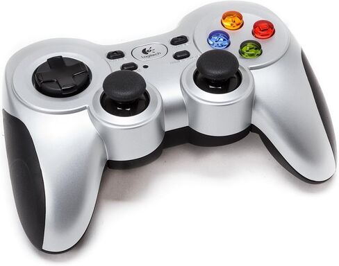 Logitech G F710 Wireless Gamepad, 2.4 GHz Wireless with USB Nano-Receiver, Controller Dual Vibration Feedback, 4 Switch D-Pad, PC - Grey/Black in Saudi Arabia