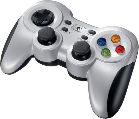 Logitech G F710 Wireless Gamepad, 2.4 GHz Wireless with USB Nano-Receiver, Controller Dual Vibration Feedback, 4 Switch D-Pad, PC - Grey/Black in Saudi Arabia