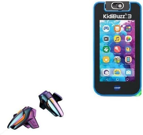 BoxWave Gaming Gear Compatible with VTech KidiBuzz 3 (Gaming Gear by BoxWave) - Touchscreen QuickTrigger, Trigger Buttons Quick Gaming Mobile FPS for VTech KidiBuzz 3 - Jet Black in Saudi Arabia