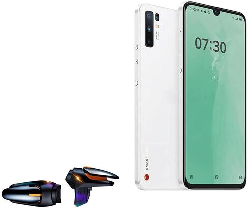 BoxWave Gaming Gear Compatible with Smartisan Nut Pro (Gaming Gear by BoxWave) - Touchscreen QuickTrigger Auto, Trigger Buttons Autofire Gaming Mobile FPS for Smartisan Nut Pro - Jet Black in Saudi Arabia