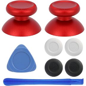 2Pcs Replacement Rocker Metal Analog Joystick Thumbstick Mushroom Caps Repair for Meta Oculus Quest 2 (Black) in Kuwait