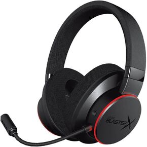 Sound BlasterX H6 USB Gaming Headset with 7.1 Virtual Surround Sound, Memory Foam Fabric Earpads, Hardware EQ Modes, Ambient Monitoring and RGB Lighting for PS4, Xbox One, Nintendo Switch, and PC in Saudi Arabia