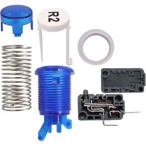 SJ@JX Arcade Button LED DIY Kit Controller Mechanical Microswitch Push Buttons in Kuwait