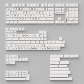 مجموعة أغطية مفاتيح Keychron Double Shot Cherry PBT الكاملة (219 مفتاحًا) - أزرق دولش in Kuwait