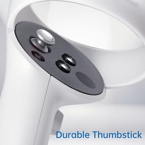 VRbrother 2 قطعة استبدال الروك المعدنية التناظرية عصا التحكم Thumbstick الفطر قبعات إصلاح ل Meta Oculus Quest 2 (أسود) in Saudi Arabia