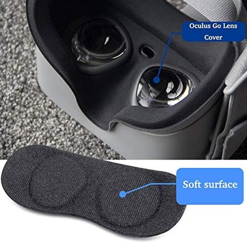 Oritys VR Lens Cover for Oculus Quest 2/ Oculus Quest/Oculus Go, Oculus Quest Lens Protect Cover, Dust Proof, Anti-Scratch. in Kuwait