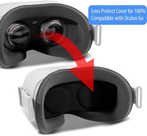 Oritys VR Lens Cover for Oculus Quest 2/ Oculus Quest/Oculus Go, Oculus Quest Lens Protect Cover, Dust Proof, Anti-Scratch. in Kuwait