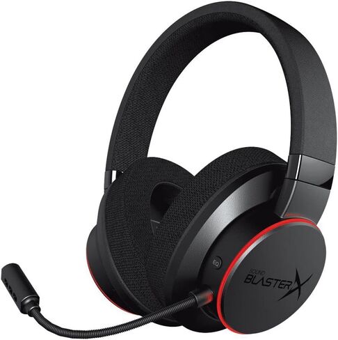 Sound BlasterX H6 USB Gaming Headset with 7.1 Virtual Surround Sound, Memory Foam Fabric Earpads, Hardware EQ Modes, Ambient Monitoring and RGB Lighting for PS4, Xbox One, Nintendo Switch, and PC in Saudi Arabia