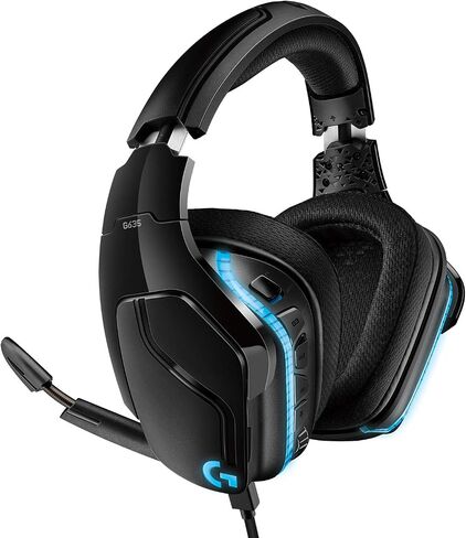 Logitech G635 DTS, X 7.1 Surround Sound LIGHTSYNC RGB PC Gaming Headset in Kuwait